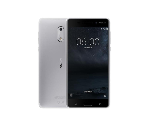 Nokia 6 Dual SIM srebrnobiały - 357309 - zdjęcie